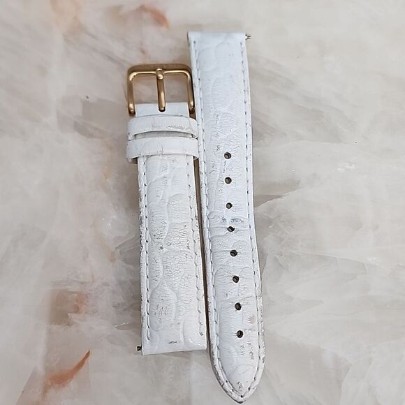 INVICTA Angel Mother of Pearl Dial White Leather Ladies Watch - Picture 7 of 16